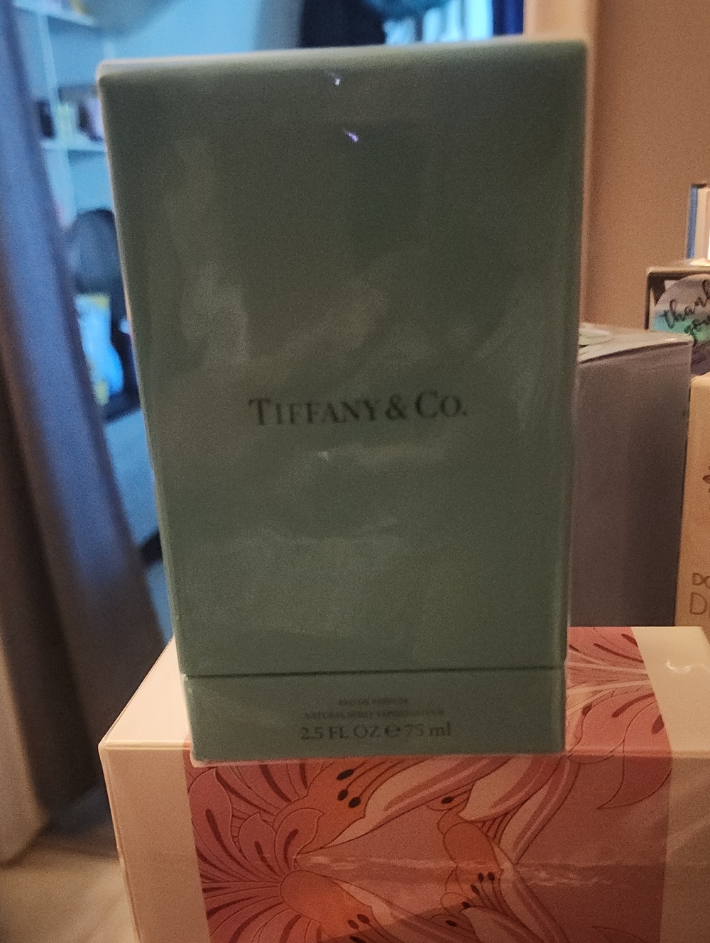 Tiffany & Co. Aqua Blue Fragrance Box